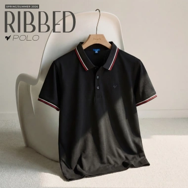 Áo polo nam TORANO Ribbed Hydrolix kiểm soát độ ẩm, luôn khô ráo - 499.000đ