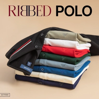 Áo polo nam TORANO Ribbed Hydrolix kiểm soát độ ẩm, luôn khô ráo - 499.000đ