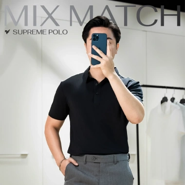 Áo polo nam TORANO SUPREME POLO không đường may, ép nhiệt, form chuẩn, nam tính, GSTP044 – 450.000đ 3 Áo polo nam TORANO SUPREME POLO không đường may, ép nhiệt, form chuẩn, nam tính, GSTP044 – 450.000đ 3