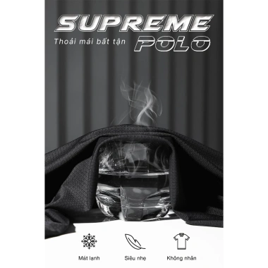 Áo polo nam TORANO SUPREME POLO không đường may, ép nhiệt, form chuẩn, nam tính, GSTP044 – 450.000đ