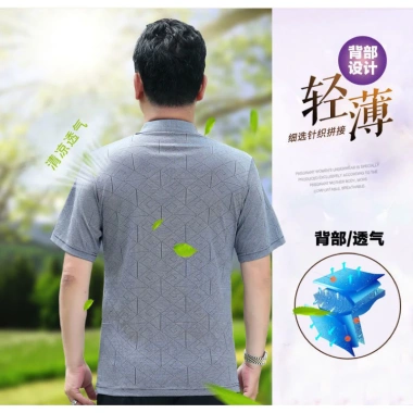Áo Polo Nam Trung Niên Thun Lạnh Mềm Mát - Siêu Đẹp, Giá 115.000₫, Tặng Bố