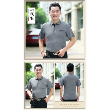 Áo Polo Nam Trung Niên Thun Lạnh Mềm Mát - Siêu Đẹp, Giá 115.000₫, Tặng Bố