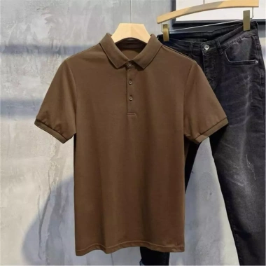 Áo Polo Nam UMA MEN Trơn Basic Cotton Cá Sấu – Mềm Mát, Kiểu Dáng Đơn Giản, Giá 88.200đ 4