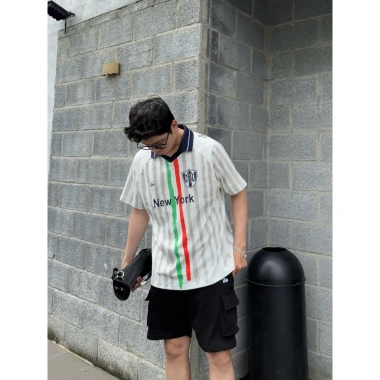 Áo Polo New Era CHINHHANG Jersey Sọc NY – Thời Trang Nam Giá ưu đãi 550.000₫