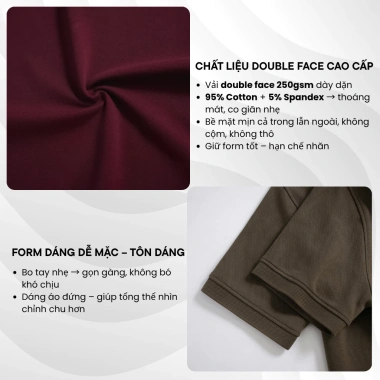 Áo Polo Ngắn Tay Nam LADOS-9.223 Cá Sấu Interlock Dây Kéo Sang Trọng - 219.000₫