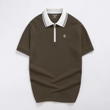 Áo Polo Ngắn Tay Nam LADOS-9.223 Cá Sấu Interlock Dây Kéo Sang Trọng - 219.000₫