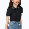 Áo Polo Nữ Trơn Basic Cộc Tay Madela Vải Thun Cá Sấu Mềm Thoáng Mát Giá 69.000 2