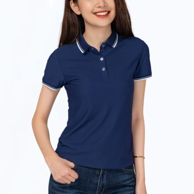 Áo Polo Nữ Trơn Basic Cộc Tay Madela Vải Thun Cá Sấu Mềm Thoáng Mát Giá 69.000 4
