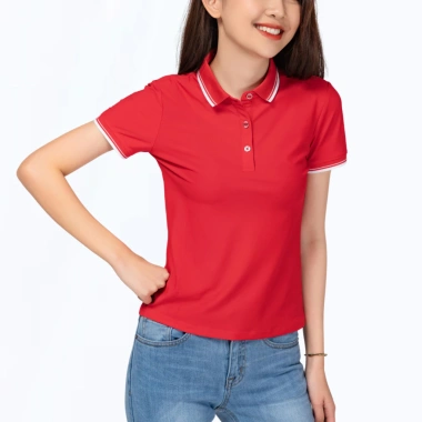 Áo Polo Nữ Trơn Basic Cộc Tay Madela Vải Thun Cá Sấu Mềm Thoáng Mát Giá 69.000 6