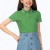 Áo Polo Nữ Trơn Basic Cộc Tay Madela Vải Thun Cá Sấu Mềm Thoáng Mát Giá 69.000 7