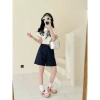Áo Polo Nữ Văn Phòng Thanh Lịch Cotton Co Dãn, Phối Cổ Sơ Mi & Bandana, Giá 199k Giảm 20% 2