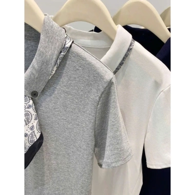 Áo Polo Nữ Văn Phòng Thanh Lịch Cotton Co Dãn, Phối Cổ Sơ Mi & Bandana, Giá 199k Giảm 20% 6