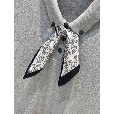 Áo Polo Nữ Văn Phòng Thanh Lịch Cotton Co Dãn, Phối Cổ Sơ Mi & Bandana, Giá 199k Giảm 20% 7
