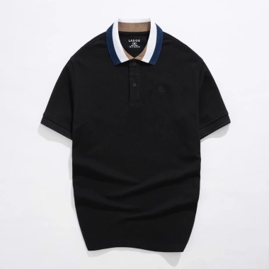 Áo Polo Pique CVC Cá Sấu LADOS-9.225 – Bo Phối Màu, Thấm Hút Mồ Hôi, 199.000₫