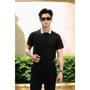 Áo Polo Pique CVC Cá Sấu LADOS-9.225 – Bo Phối Màu, Thấm Hút Mồ Hôi, 199.000₫