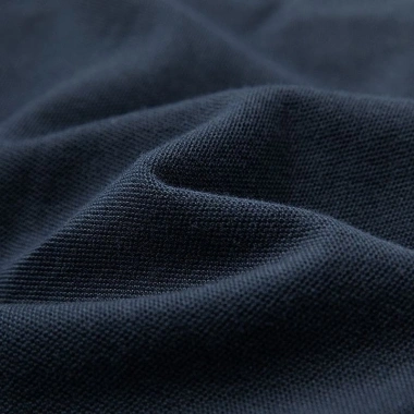 Áo polo sơ mi xanh navy cotton ve tay ngắn nam nữ - mùa hè giảm giá 153.964₫