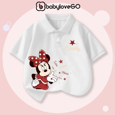 Áo polo Tết bé gái BabyloveGO cổ bẻ thanh lịch, giảm giá 159k - Đi học, đi chơi 2