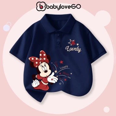 Áo polo Tết bé gái BabyloveGO cổ bẻ thanh lịch, giảm giá 159k - Đi học, đi chơi 3