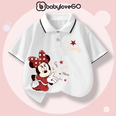 Áo polo Tết bé gái BabyloveGO cổ bẻ thanh lịch, giảm giá 159k - Đi học, đi chơi 5