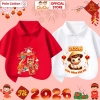 Áo Polo Tết Bính Ngọ 2.026 cho Bé Trai & Bé Gái CIUCIU KID - Cộc tay Thun Cotton 5