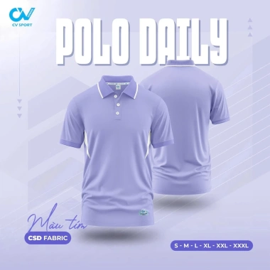 Áo Polo Thể Thao CV Daily - Áo Phông Cổ Màu Sắc Trẻ Trung, Vải Cao Cấp, Giá 150.000đ