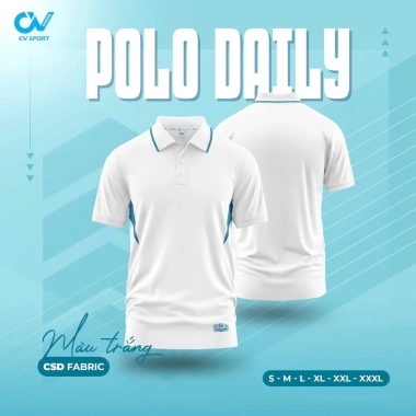 Áo Polo Thể Thao CV Daily - Áo Phông Cổ Màu Sắc Trẻ Trung, Vải Cao Cấp, Giá 150.000đ