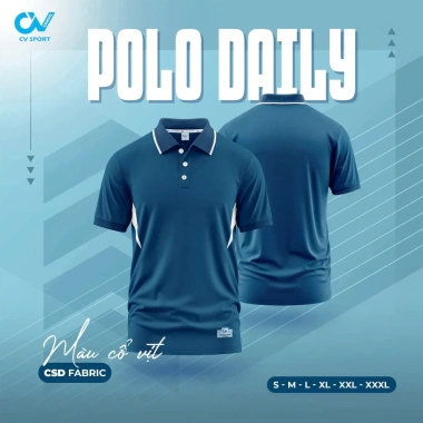 Áo Polo Thể Thao CV Daily - Áo Phông Cổ Màu Sắc Trẻ Trung, Vải Cao Cấp, Giá 150.000đ 9 Áo Polo Thể Thao CV Daily - Áo Phông Cổ Màu Sắc Trẻ Trung, Vải Cao Cấp, Giá 150.000đ 9