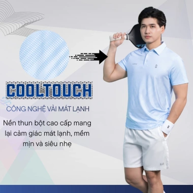 Áo Polo Thể Thao Nam Apex Grid LADOS 9.256 Thun Co Giãn 4 Chiều Thoáng Khí Thoải Mái Giá 162.000₫ 3