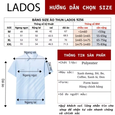 Áo Polo Thể Thao Nam Apex Grid LADOS 9.256 Thun Co Giãn 4 Chiều Thoáng Khí Thoải Mái Giá 162.000₫ 6