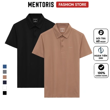 Áo Polo Thun Lạnh Thể Thao Nam MENTORIS Regular Fit Siêu Co Dãn Thoáng Khí Giá 250.000đ