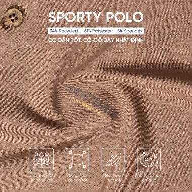 Áo Polo Thun Lạnh Thể Thao Nam MENTORIS Regular Fit Siêu Co Dãn Thoáng Khí Giá 250.000đ