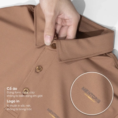 Áo Polo Thun Lạnh Thể Thao Nam MENTORIS Regular Fit Siêu Co Dãn Thoáng Khí Giá 250.000đ