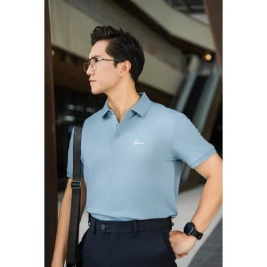 Áo polo TORANO trơn, logo ngực, chống nhăn, thấm hút, không phai 499.000₫