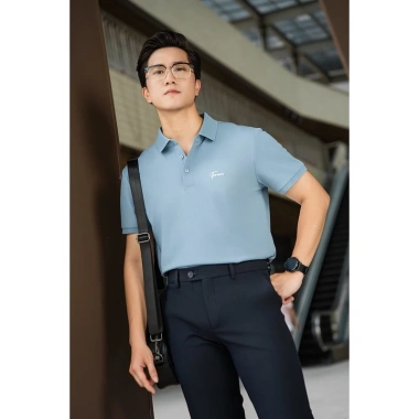 Áo polo TORANO trơn, logo ngực, chống nhăn, thấm hút, không phai 499.000₫