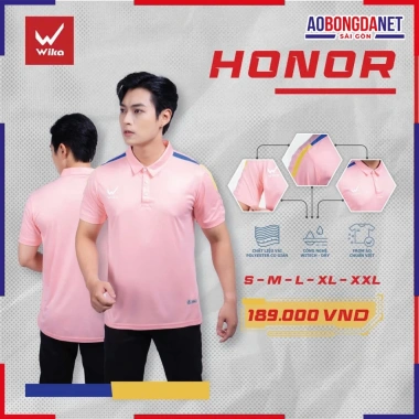 Áo Polo Wika Honor Chính Hãng Polyester Co Giãn Thoáng Mát Sang Trọng Giá 200k