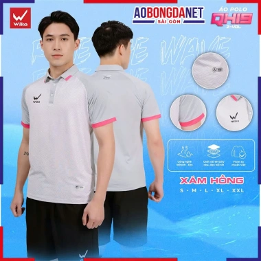 Áo Polo Wika Quang Hải QH19 Z-Vol - Thun Thể Thao Co Giãn, Mềm Nhẹ, Đàn Hồi Tốt 200k