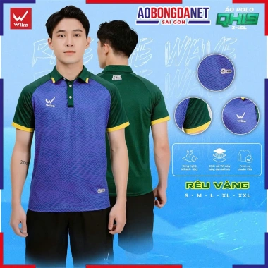 Áo Polo Wika Quang Hải QH19 Z-Vol - Thun Thể Thao Co Giãn, Mềm Nhẹ, Đàn Hồi Tốt 200k