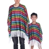 Áo Poncho Mexico FUJIZOU – Cosplay văn hoá dân tộc, thích hợp lễ hội Halloween, giảm giá 5