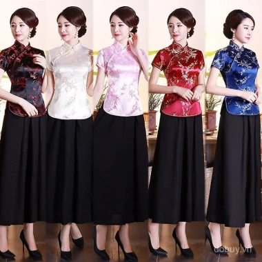 Áo Qipao Retro Trung Hoa Gợi Cảm, Đẹp Đa Năng - Giá Giảm 57% chỉ 572.520₫ Áo Qipao Retro Trung Hoa Gợi Cảm, Đẹp Đa Năng - Giá Giảm 57% chỉ 572.520₫
