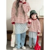 Áo Quần Cặp Đôi Mẹ và Con Gái Cotton Sọc Họa Tiết - Giá ưu đãi 270.000đ 4