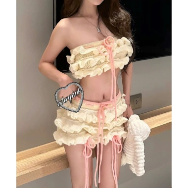 Áo Quây Bikini Bánh Bèo MELLYSTORE Cao Cấp - Đẹp Quyến Rũ, Sang Trọng, Giá 350k 2