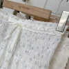 Áo Quây Linen Hoa Nhí Chun Ngực, Nơ và Viền Ren Tiểu Thư - Đi Chơi, Đi Biển 175k 8