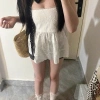 Áo Quây Thô Boi Babydoll Hoa Nhí Phối Ren, Ngực Lưng Chun Co Giãn – Đẹp Nữ Tính, Giá Ưu Đãi 175k 2