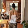 Áo Quây Thô Boi Babydoll Hoa Nhí Phối Ren, Ngực Lưng Chun Co Giãn – Đẹp Nữ Tính, Giá Ưu Đãi 175k 6