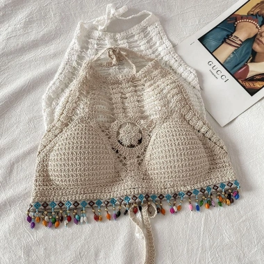 Áo Ren Bikini Sexy Đan Móc Đi Biển - Họa Tiết Thổ Cẩm Giá 99k Giảm Đặc Biệt 3 Áo Ren Bikini Sexy Đan Móc Đi Biển - Họa Tiết Thổ Cẩm Giá 99k Giảm Đặc Biệt 3