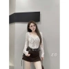 Áo ren cổ U dài tay ARCUDT giảm giá 480k - Siêu nhẹ, thoáng mát, thời trang 5