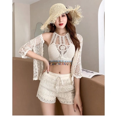 Áo ren đi biển sexy - Set bikini ren bán rời giá ưu đãi 79.000₫ - Thời trang mùa hè