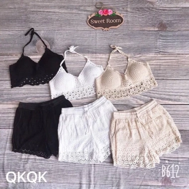 Áo ren đi biển sexy - Set bikini ren bán rời giá ưu đãi 79.000₫ - Thời trang mùa hè 2