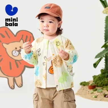 Áo rời Minibala cotton nguyên chất chống nắng bé trai - trang phục mùa hè nhẹ thoáng khí, giá 329.000₫