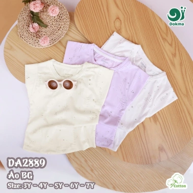 Áo Sát Nách Ba Lỗ Dễ Thương Bé Gái Dokma DA2.834/DA2.889 - Giá Ưu Đãi 109k 2 Áo Sát Nách Ba Lỗ Dễ Thương Bé Gái Dokma DA2.834/DA2.889 - Giá Ưu Đãi 109k 2